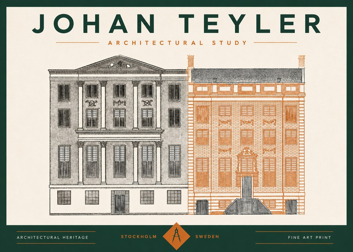 Johan Teyler Architectural Study III No2 - Poster
