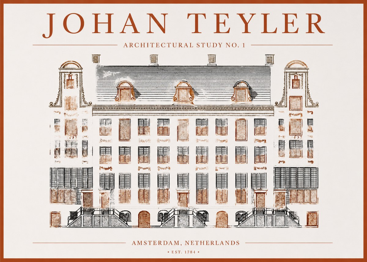 Johan Teyler Architectural Study No. 1 I No1 - Poster