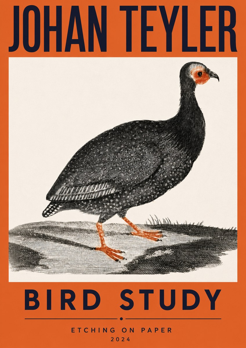 Johan Teyler Bird Study III No2 - Poster