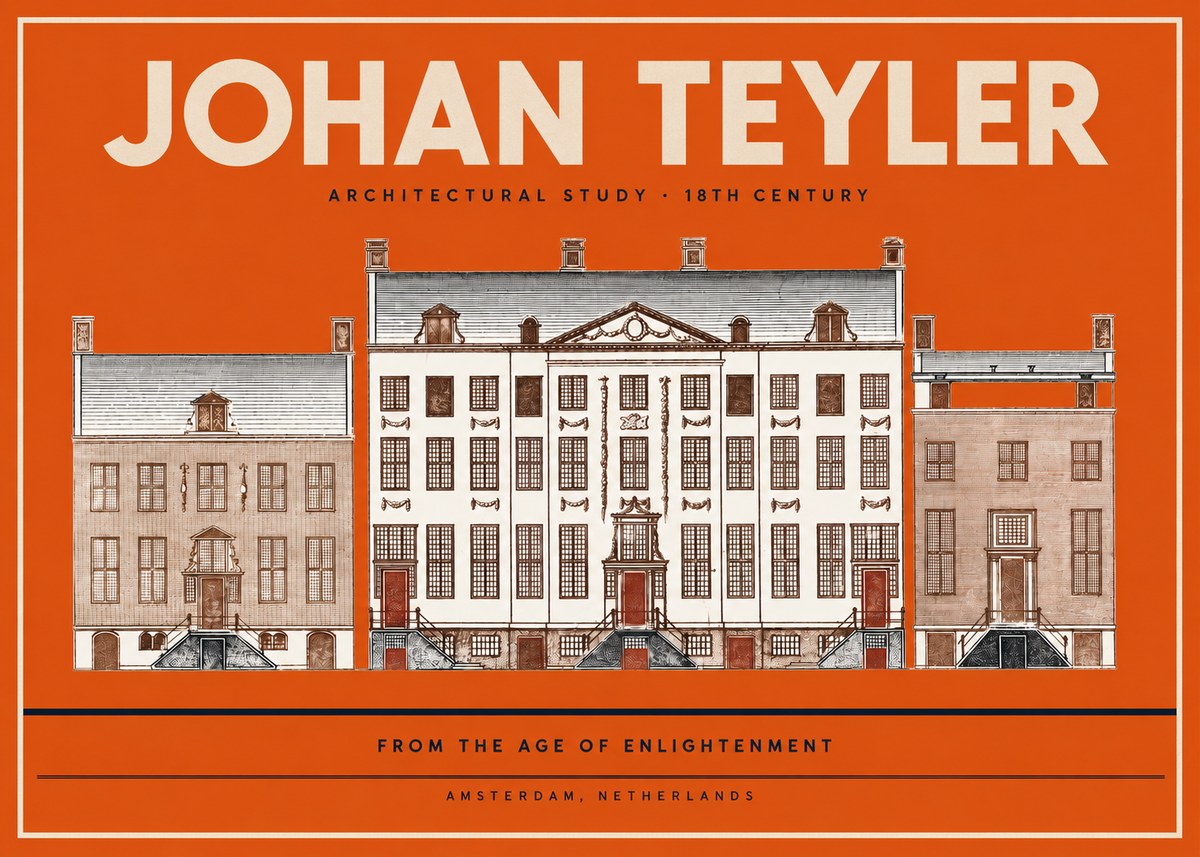 Johan Teyler Architectural Study VII No2 - Poster