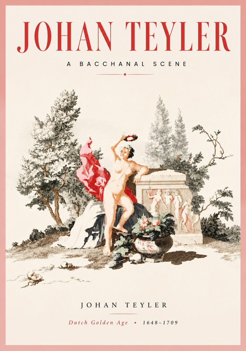 Johan Teyler A Bacchanal Scene No3 - Poster