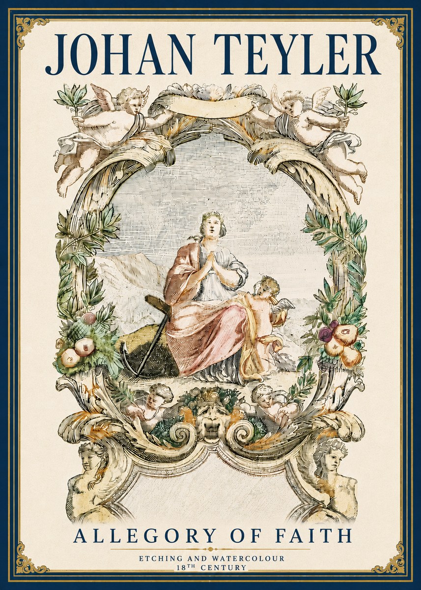 Johan Teyler Allegory of Faith No6 - Poster
