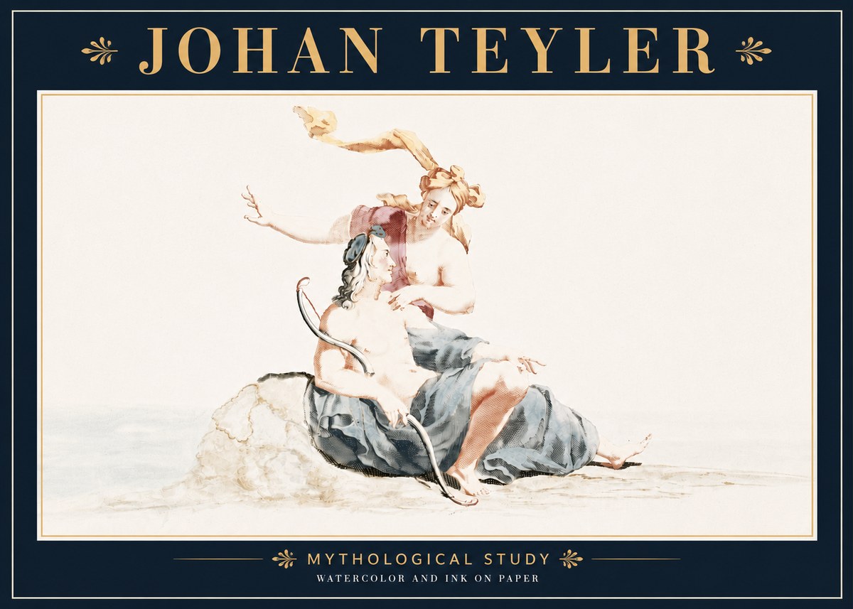 Johan Teyler Mythological Study No5 - Poster