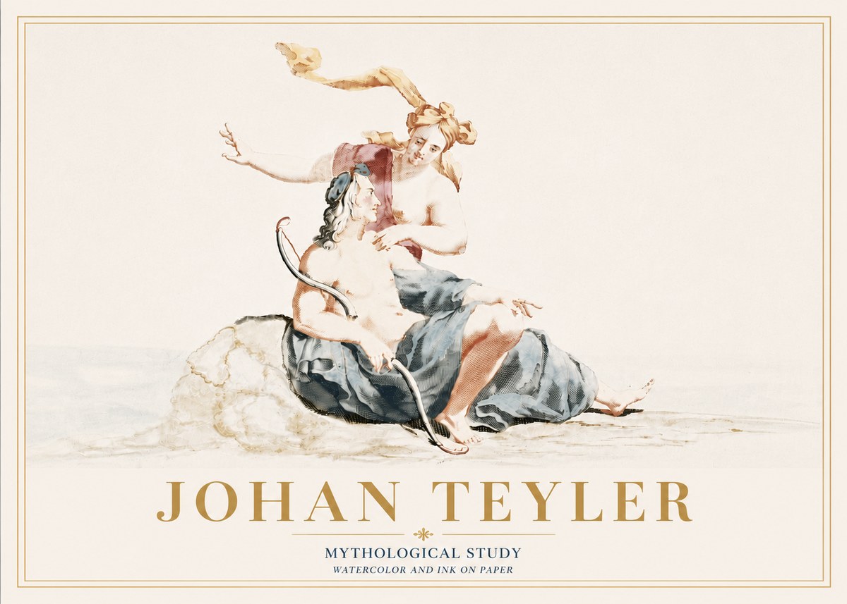 Johan Teyler Mythological Study No6 - Poster