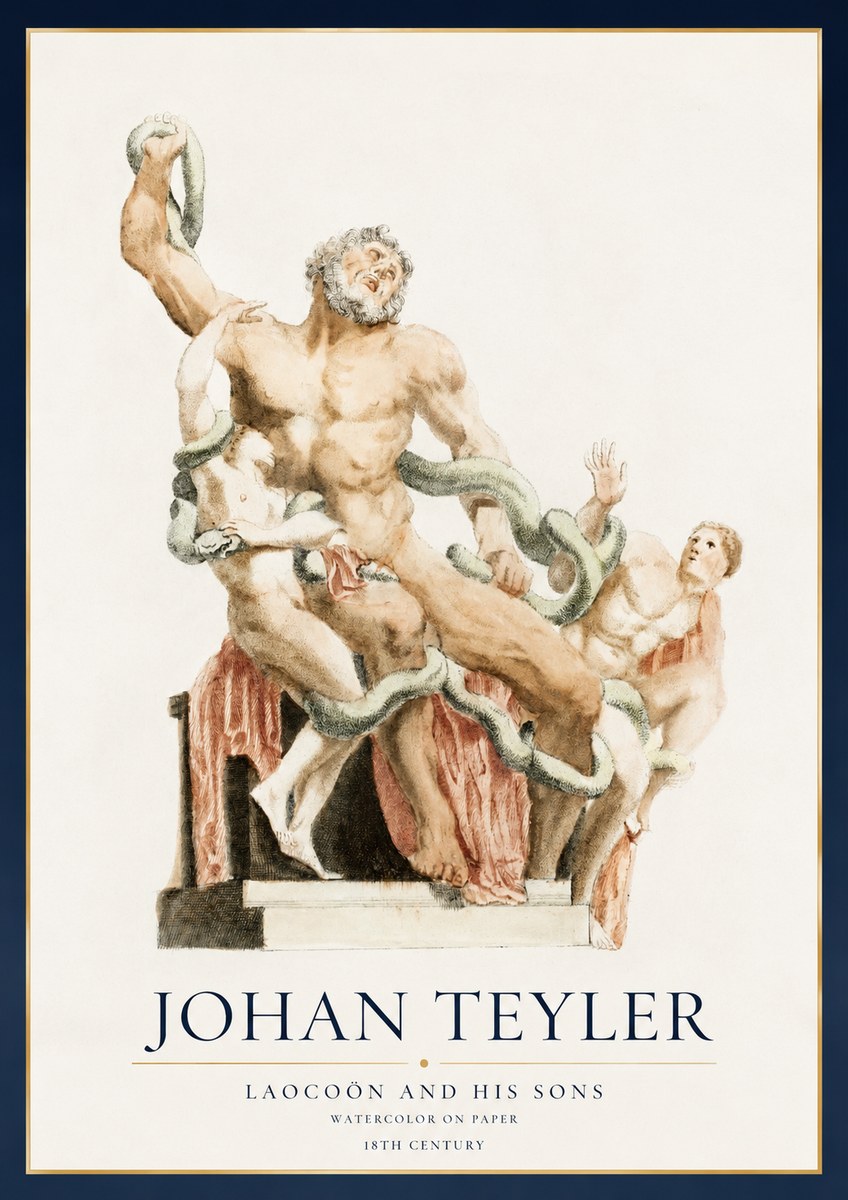 Johan Teyler The Laocoön Group No3 - Poster