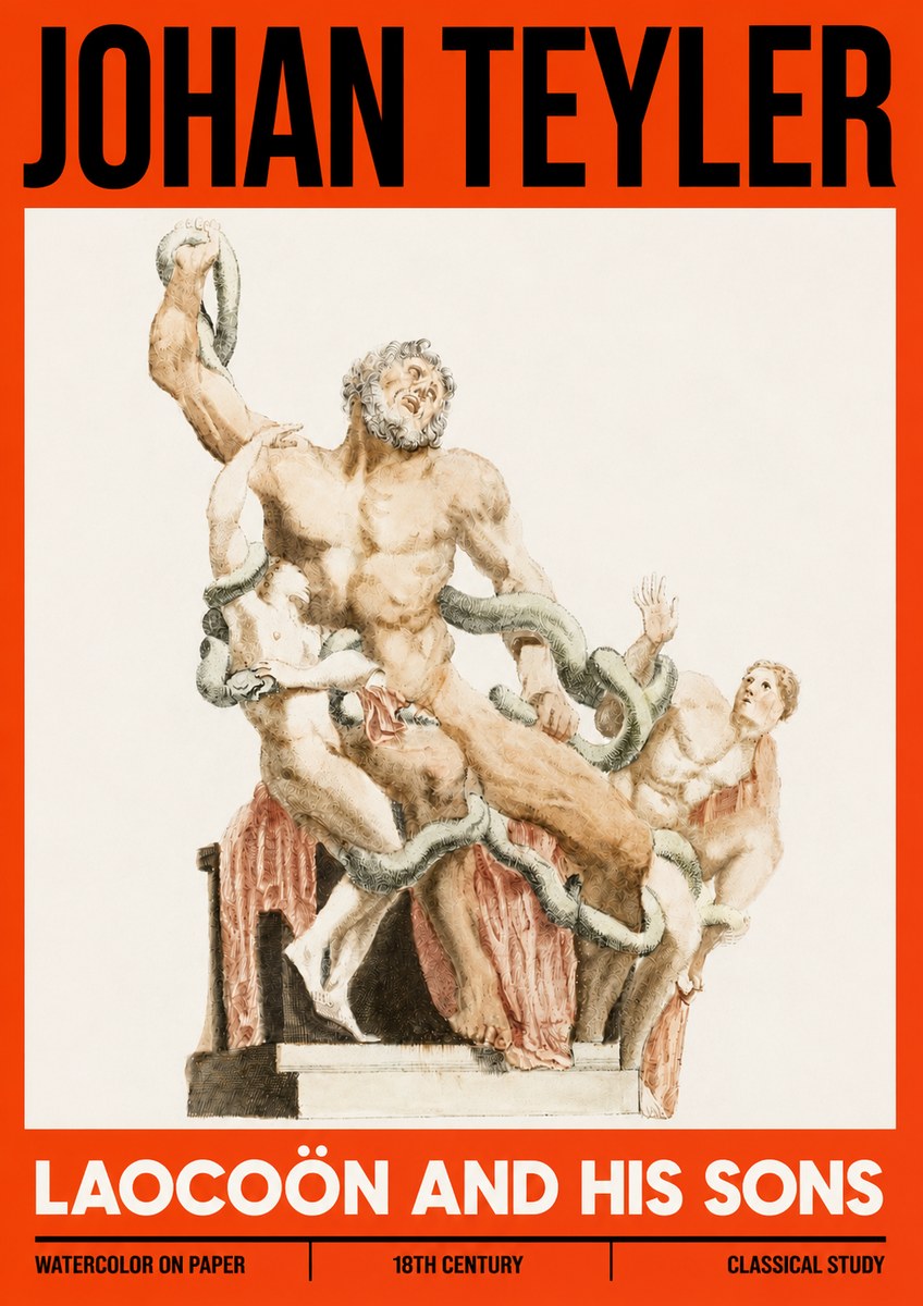 Johan Teyler The Laocoön Group No6 - Poster