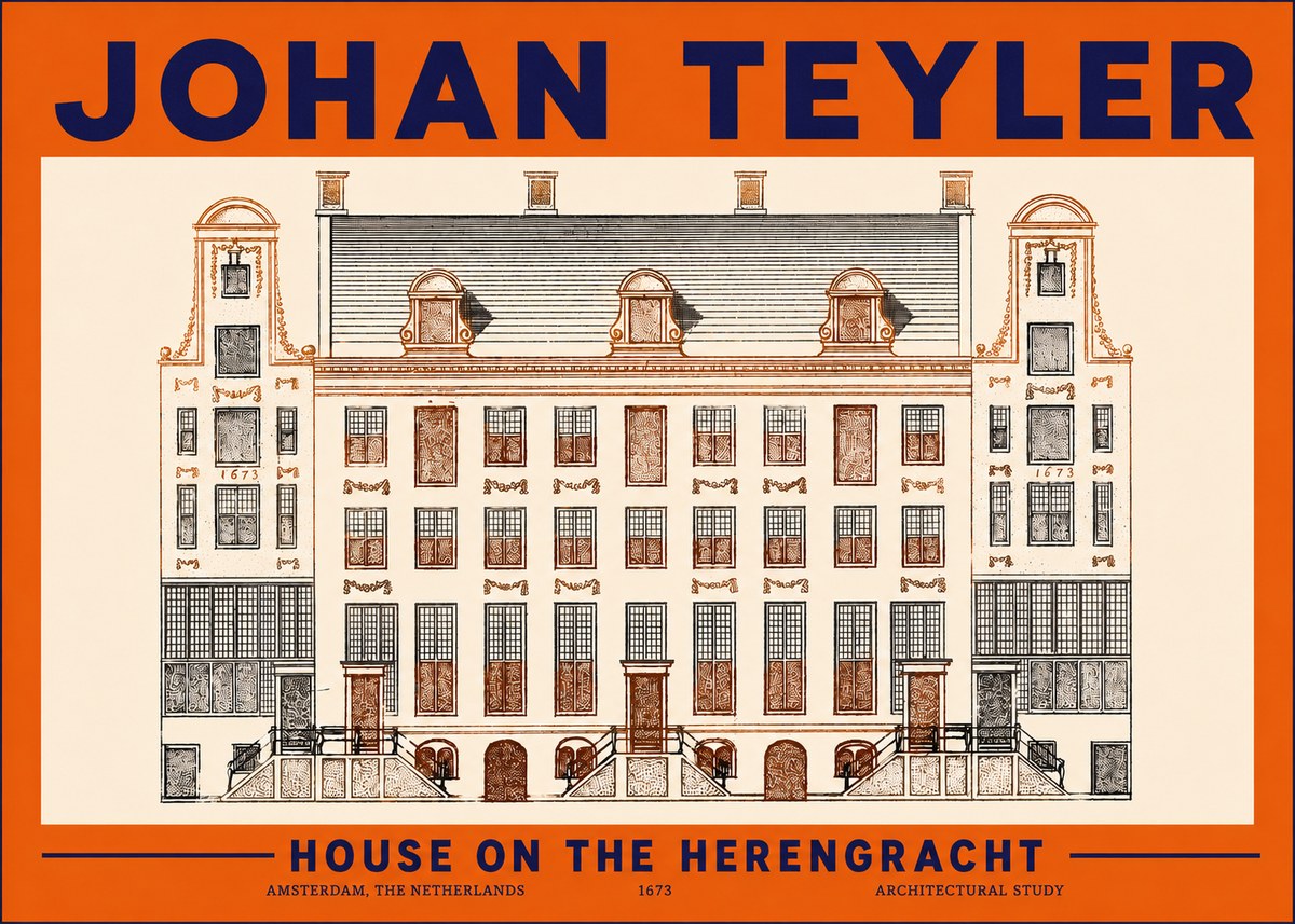 Johan Teyler Architectural Study VIII No5 - Poster