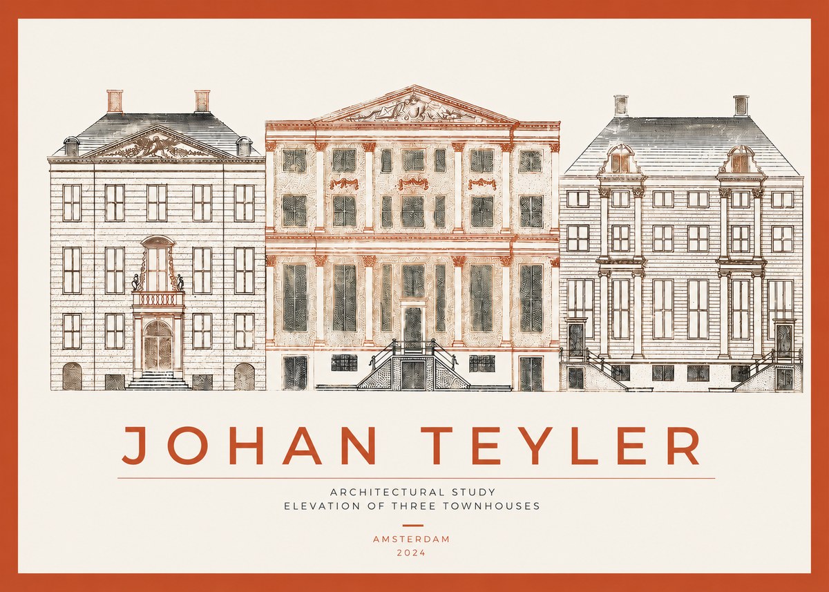 Johan Teyler Architectural Study IX No3 - Poster