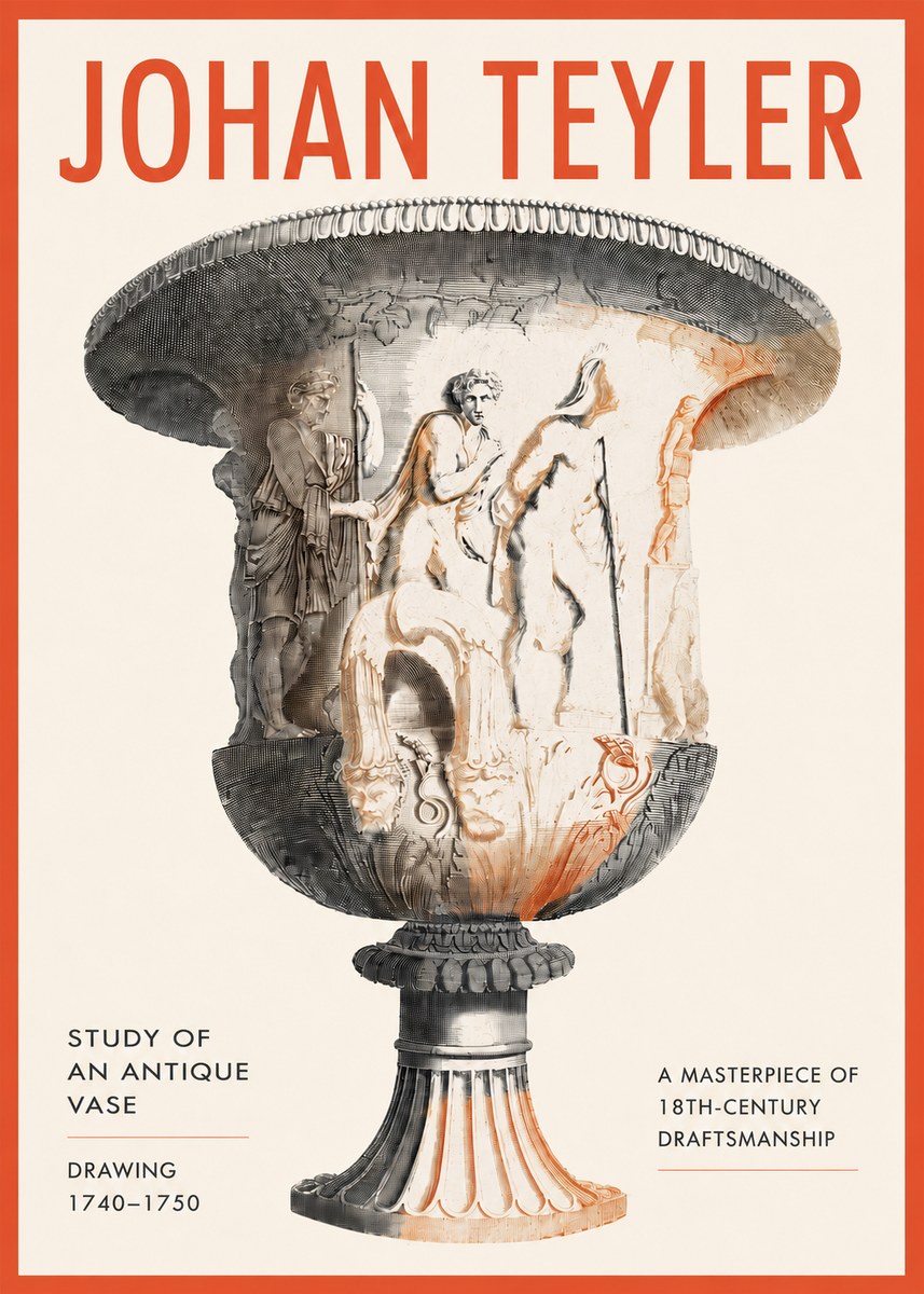 Johan Teyler Classical Urn No4 - Poster