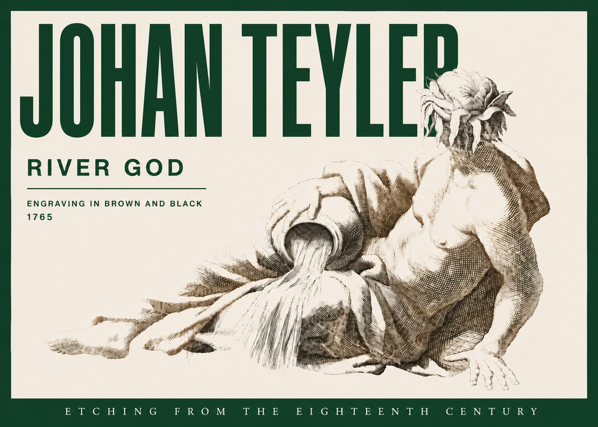 Johan Teyler River God No5 - Poster