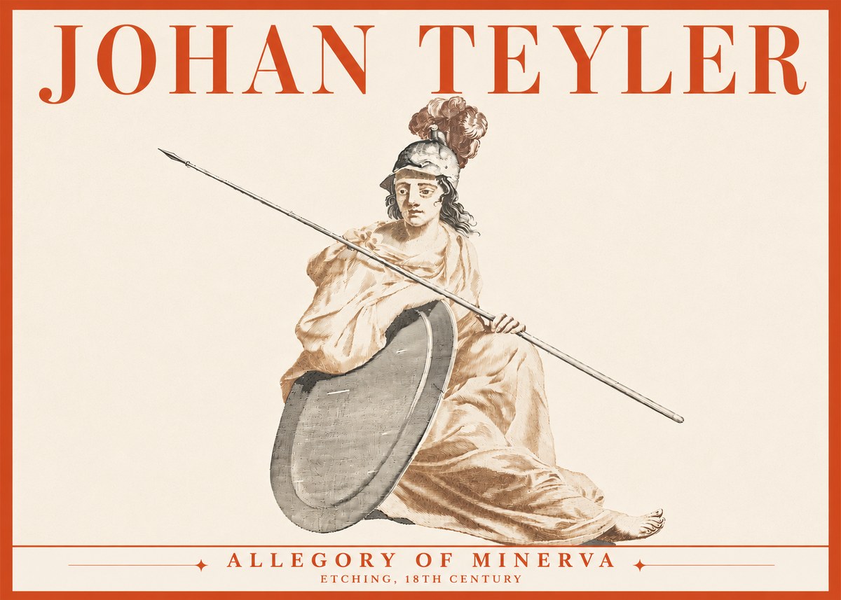 Johan Teyler Allegory of Minerva No5 - Poster
