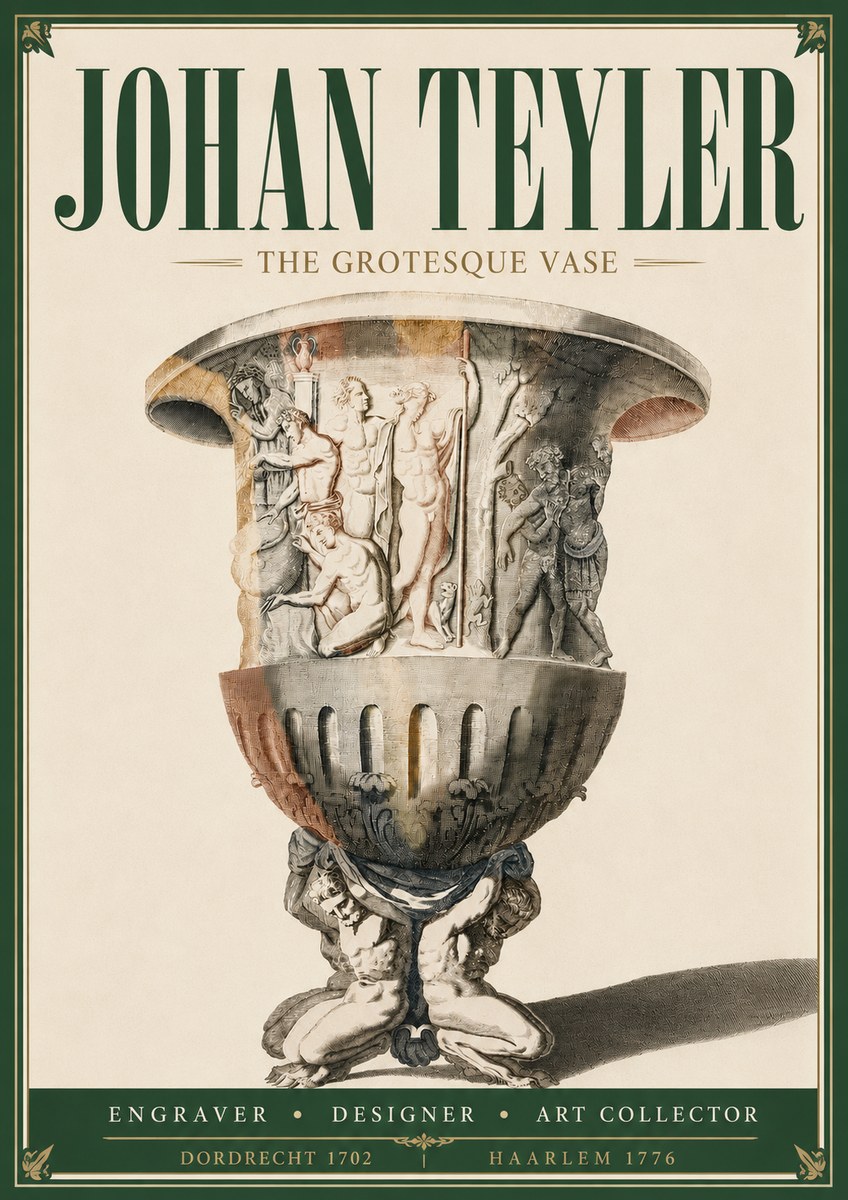 Johan Teyler The Grotesque Vase No5 - Poster