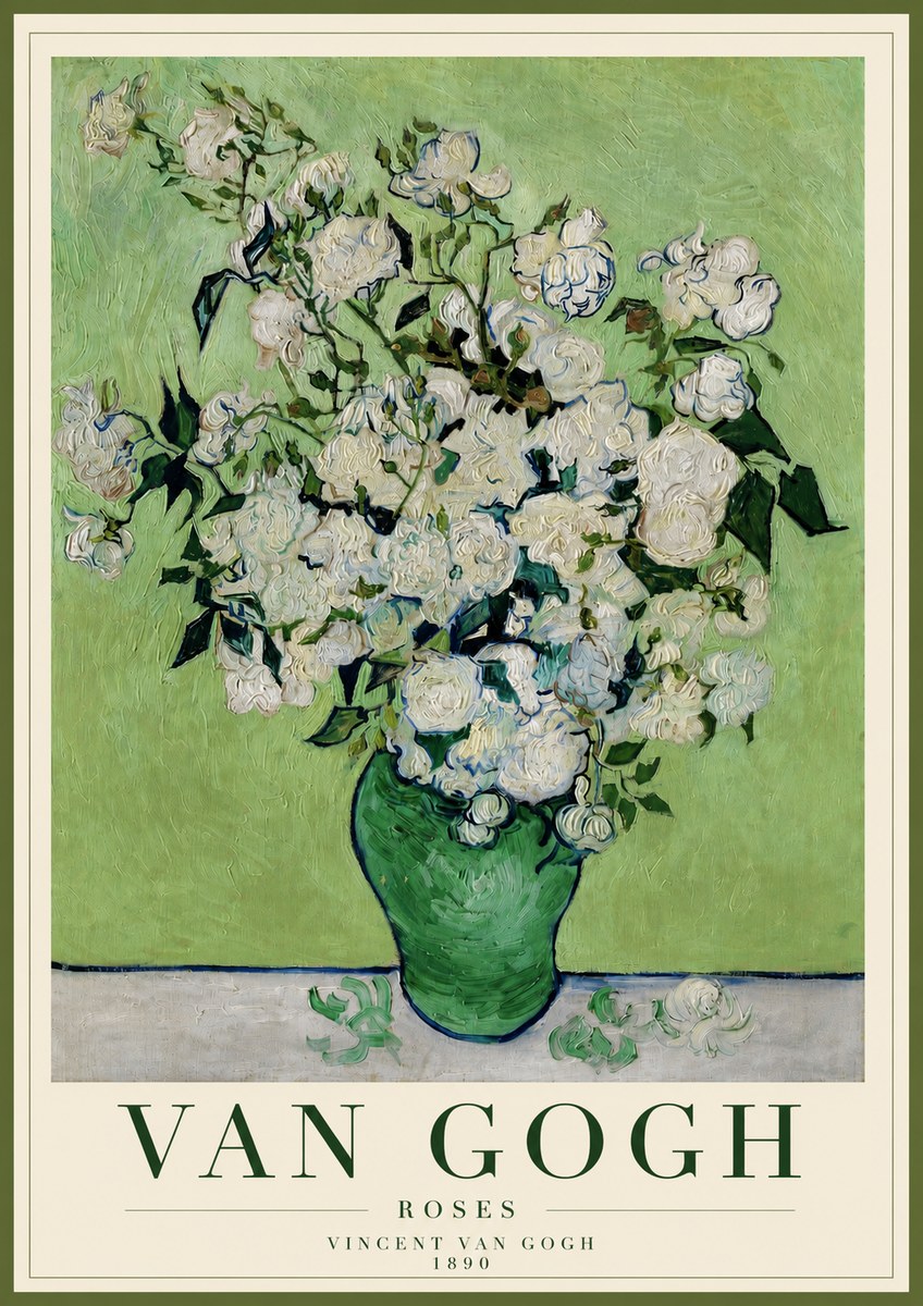 Van Gogh Roses I No3 - Poster
