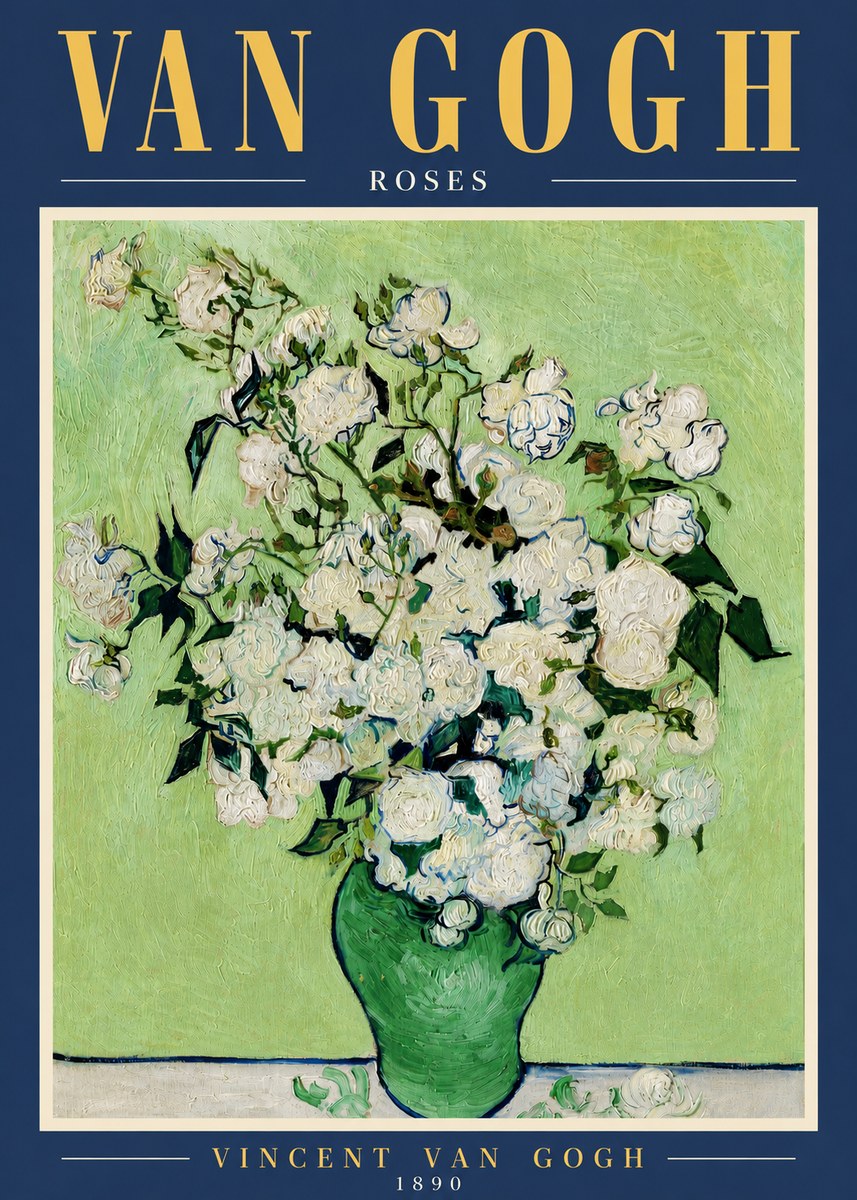 Van Gogh Roses I No5 - Poster