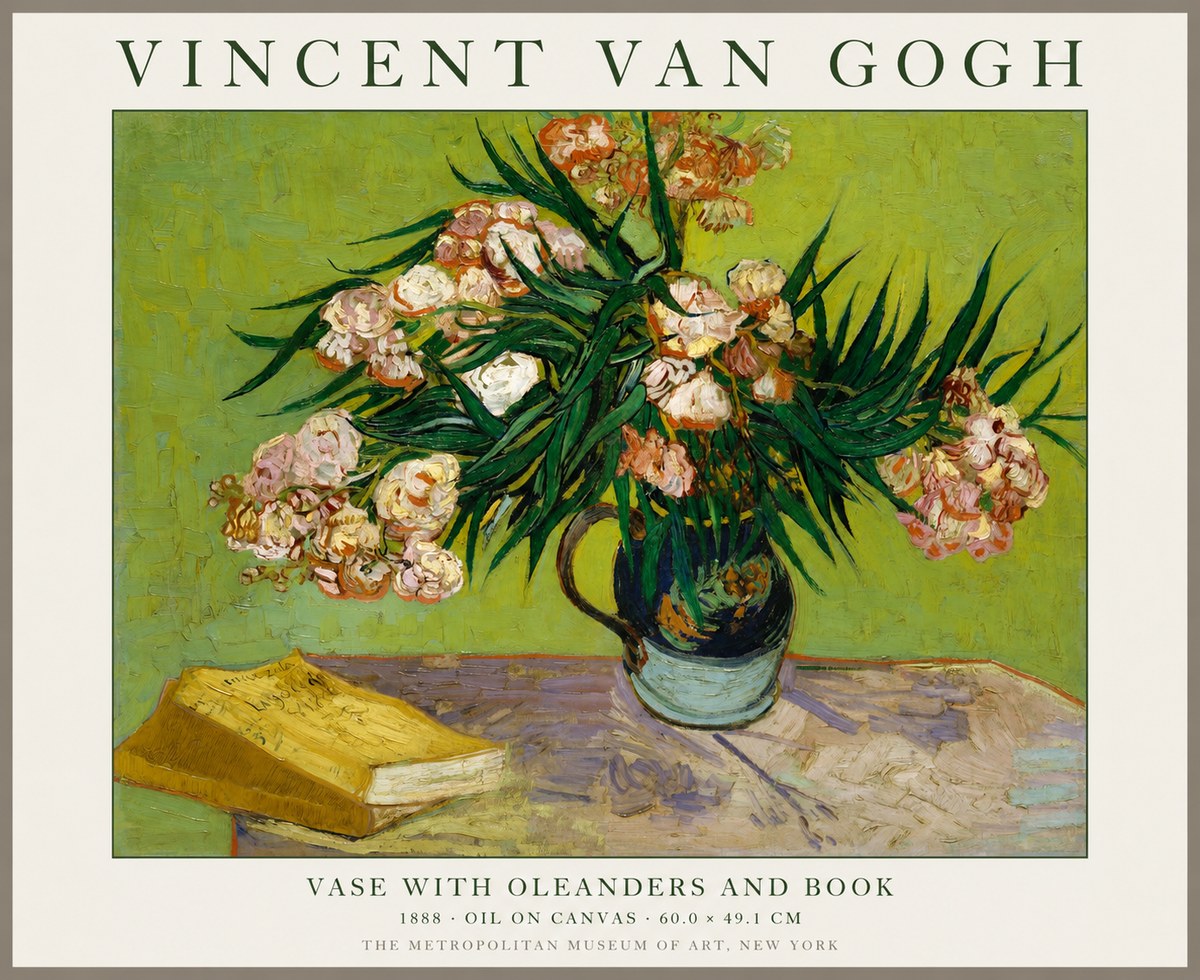 Van Gogh Oleanders No2 - Poster