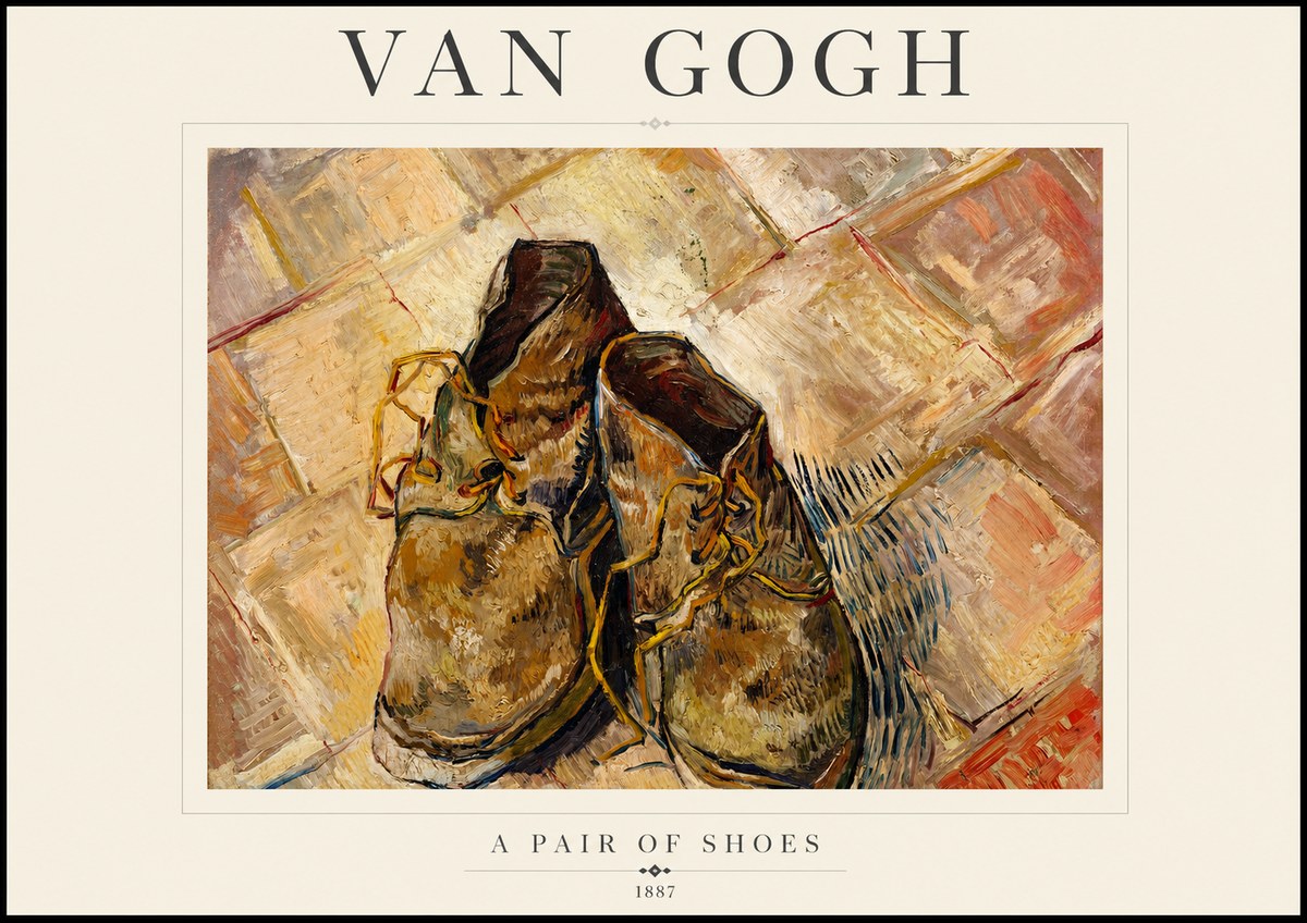 Van Gogh A Pair of Shoes No1 - Poster