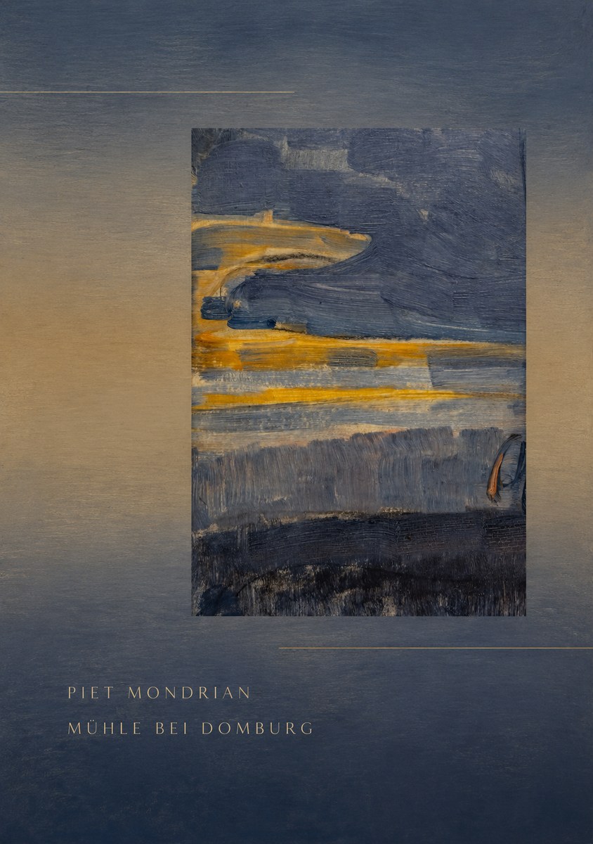 Piet Mondrian Mühle Bei Domburg No6 - Poster