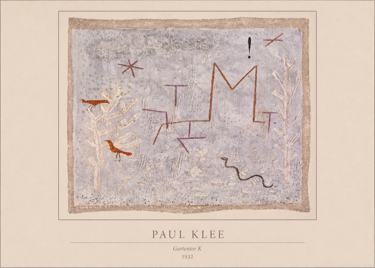 Paul Klee Gartentor K No2 - Poster