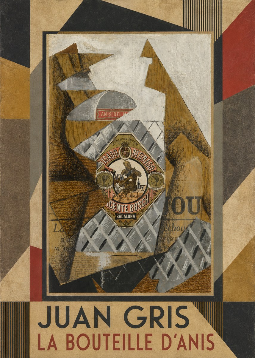 Juan Gris La Bouteille D'anis No1 - Poster