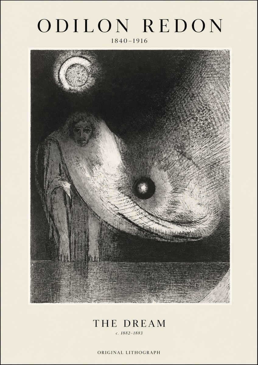 Odilon Redon The Dream No1 - Poster