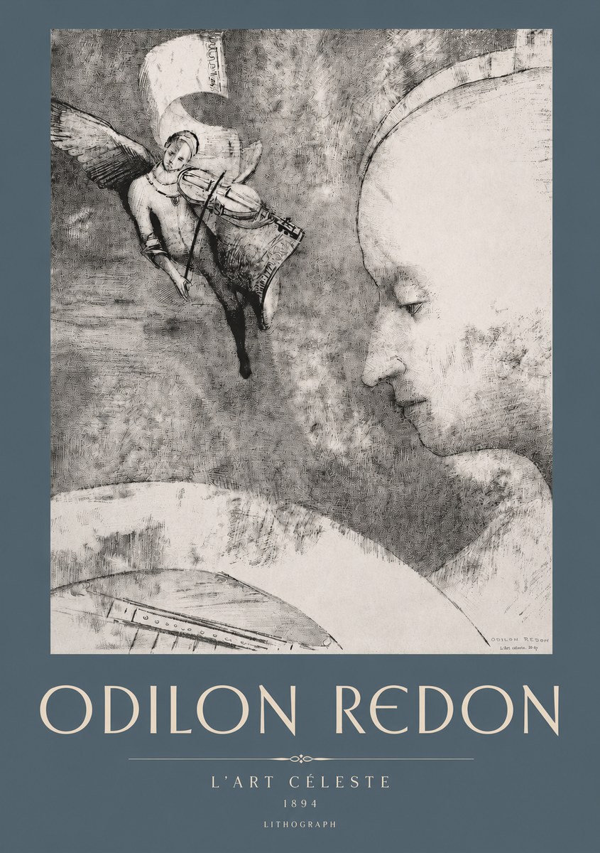 Odilon Redon L'art Céleste No2 - Poster