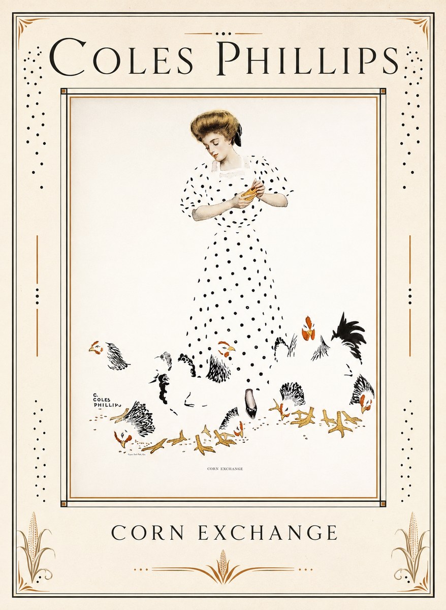 Coles Phillips Corn Exchange No1 - Poster