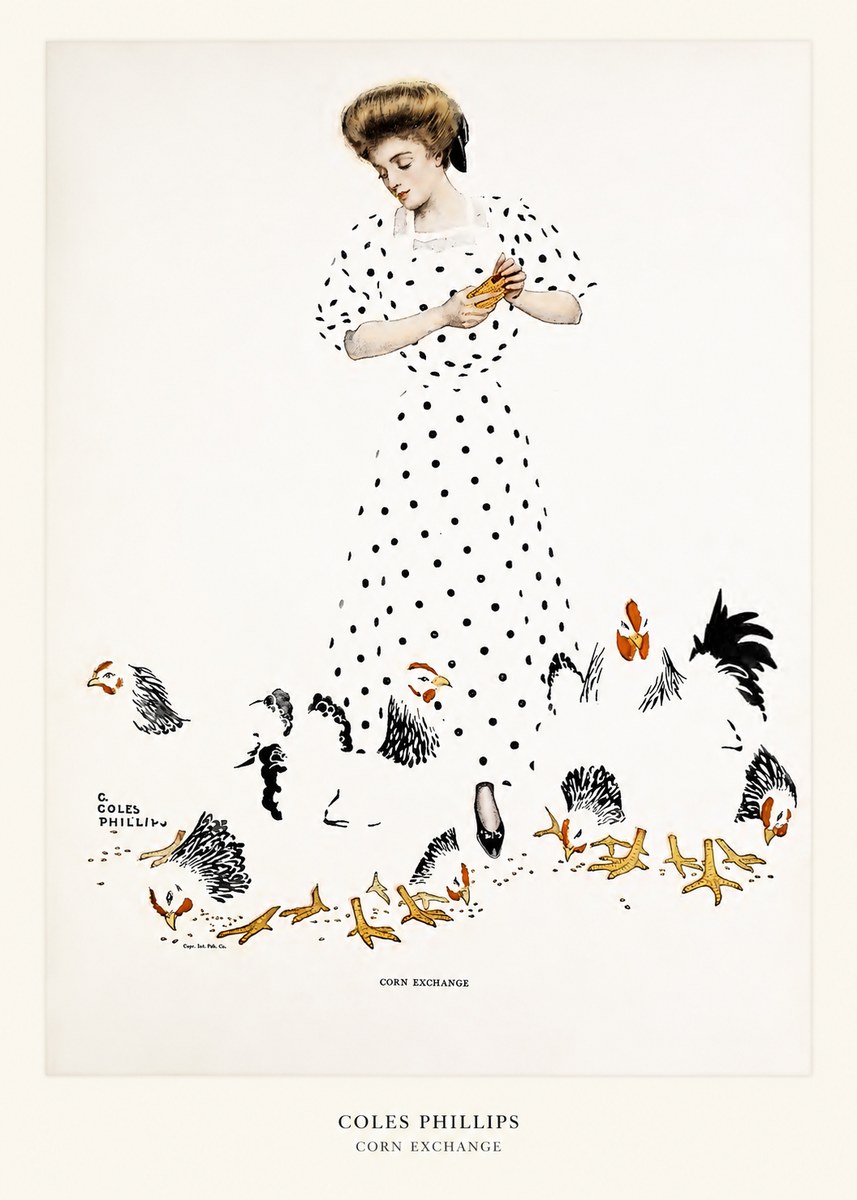 Coles Phillips Corn Exchange No6 - Poster