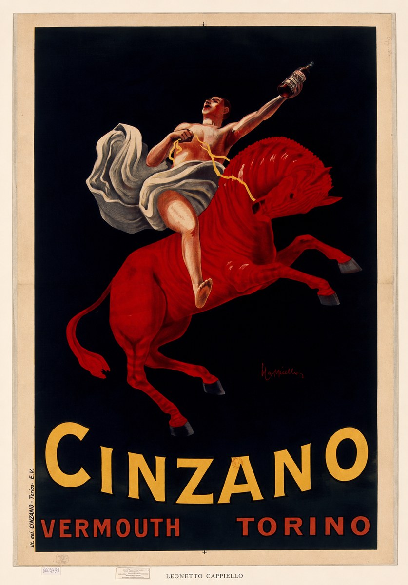 Leonetto Cappiello Cinzano Vermouth No6 - Poster