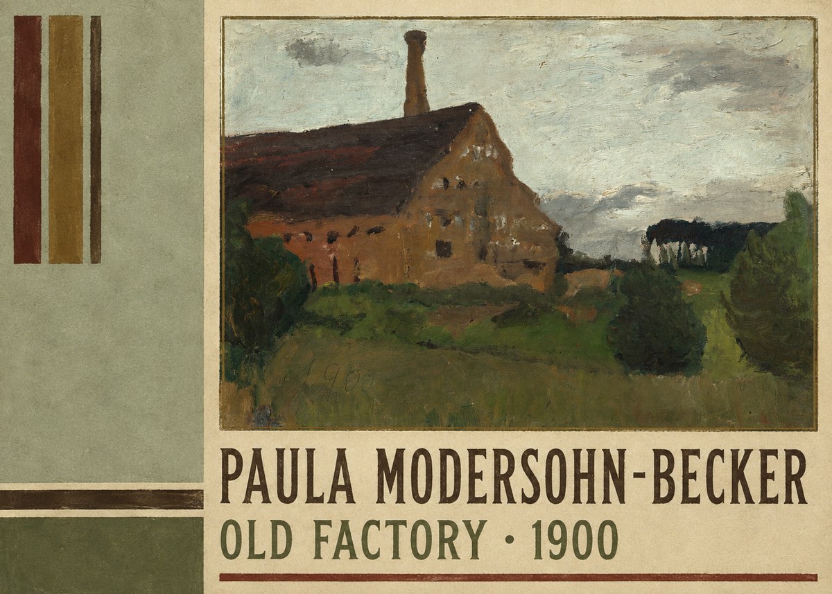 Paula Modersohn-Becker Old Factory No2 - Poster