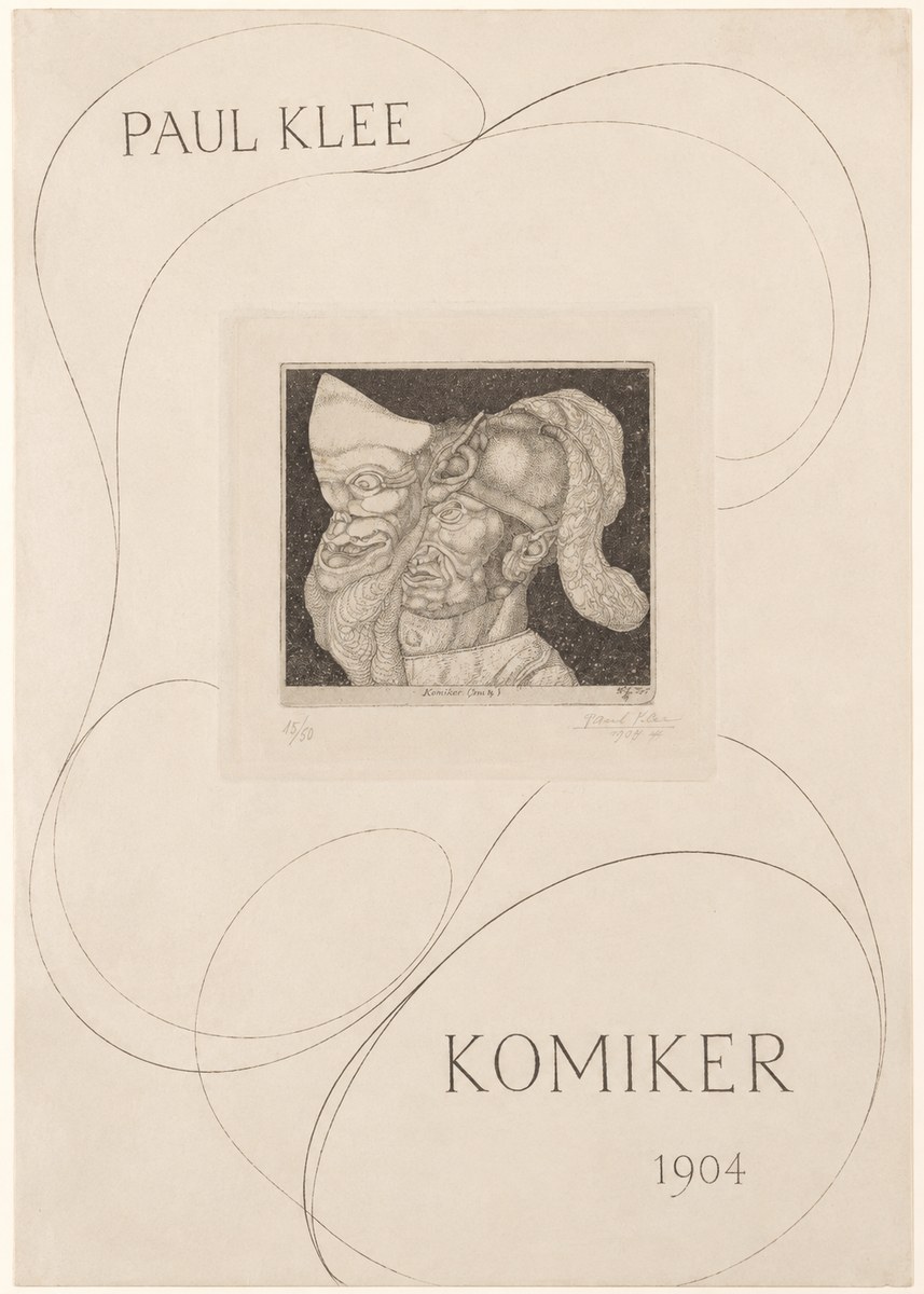 Paul Klee Komiker No3 - Poster
