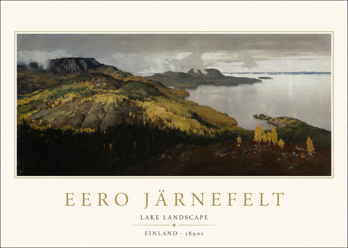 Eero Järnefelt Lake Landscape No1 - Poster