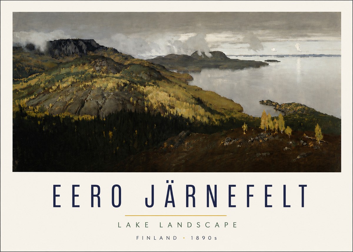 Eero Järnefelt Lake Landscape No4 - Poster
