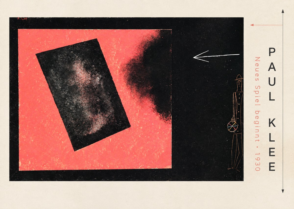 Paul Klee Neues Spiel Beginnt No2 - Poster