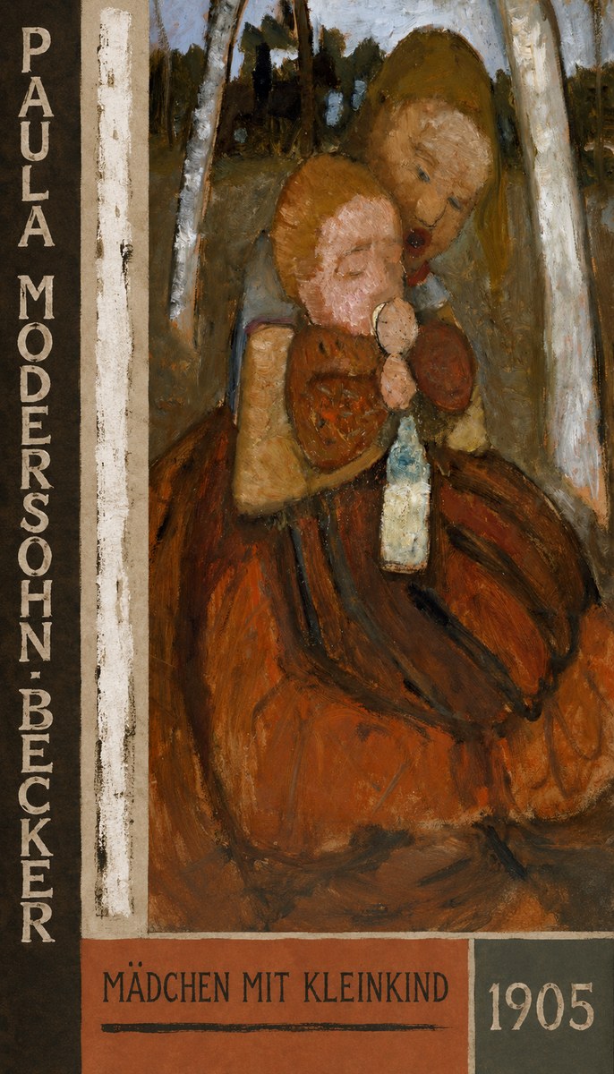 Paula Modersohn-Becker Mädchen Mit Kleinkind I No4 - Poster