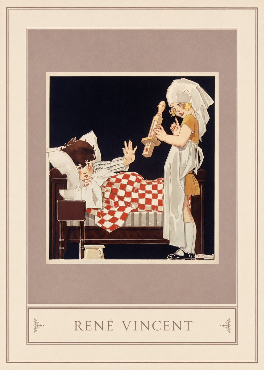 René Vincent The Little Patient No3 - Poster