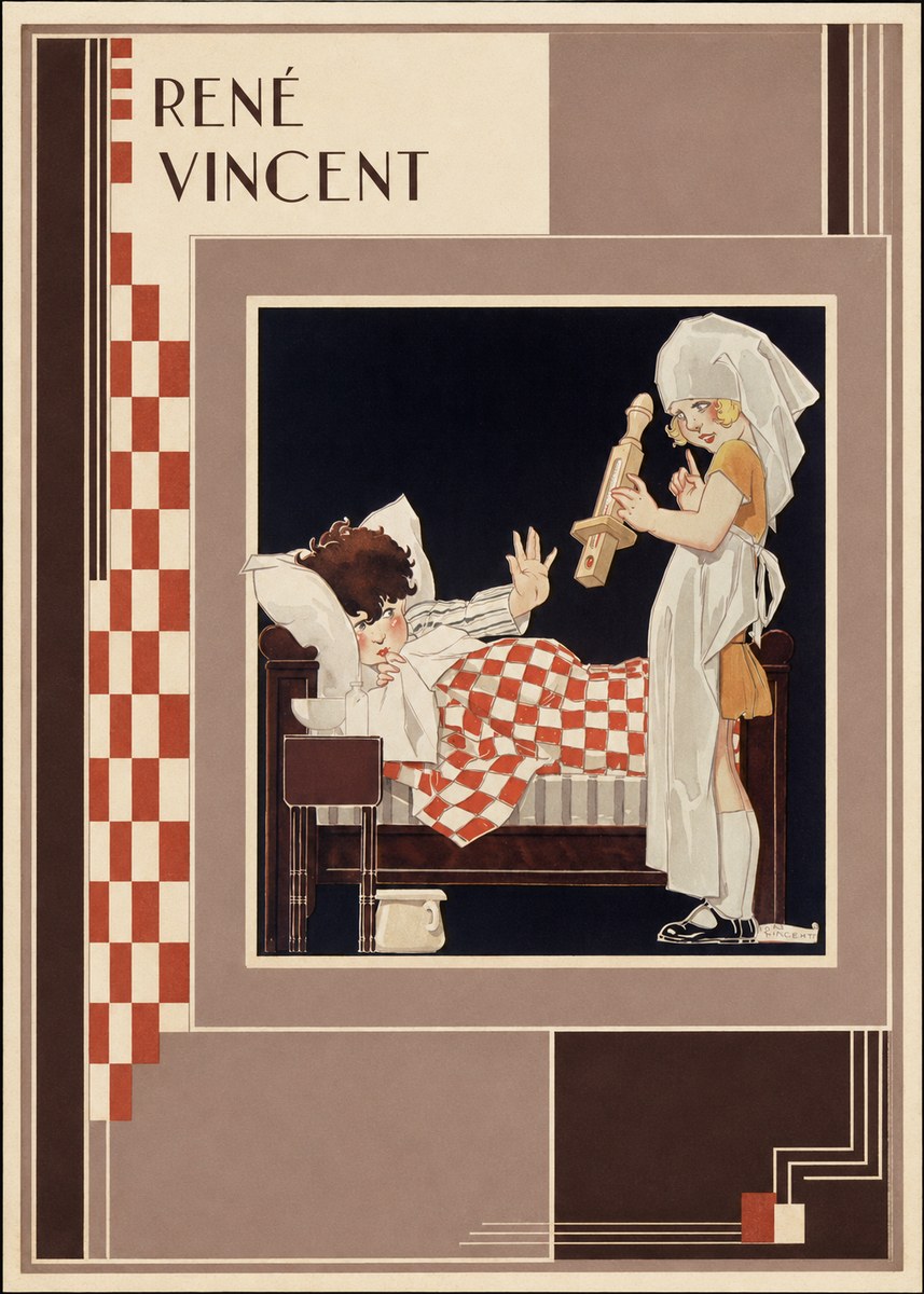 René Vincent The Little Patient No4 - Poster