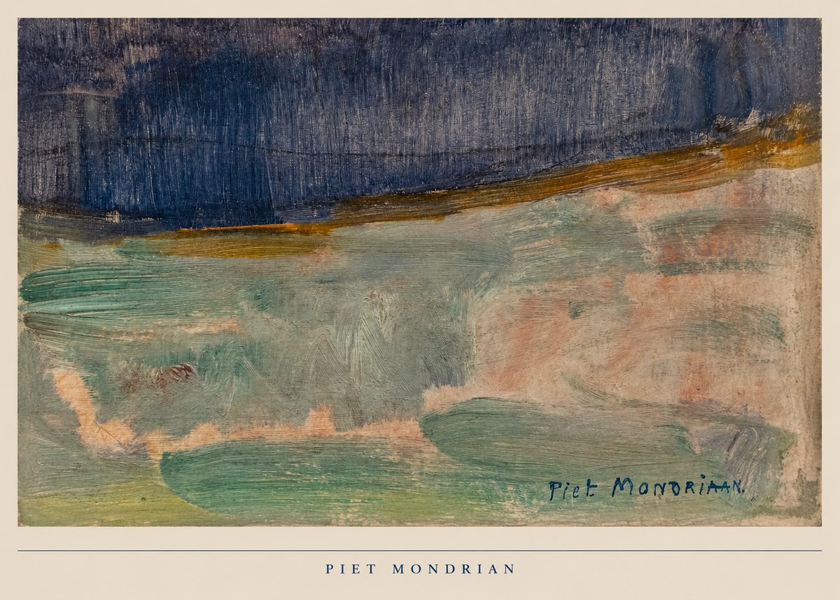 Piet Mondrian Piet Mondrian No6 - Poster
