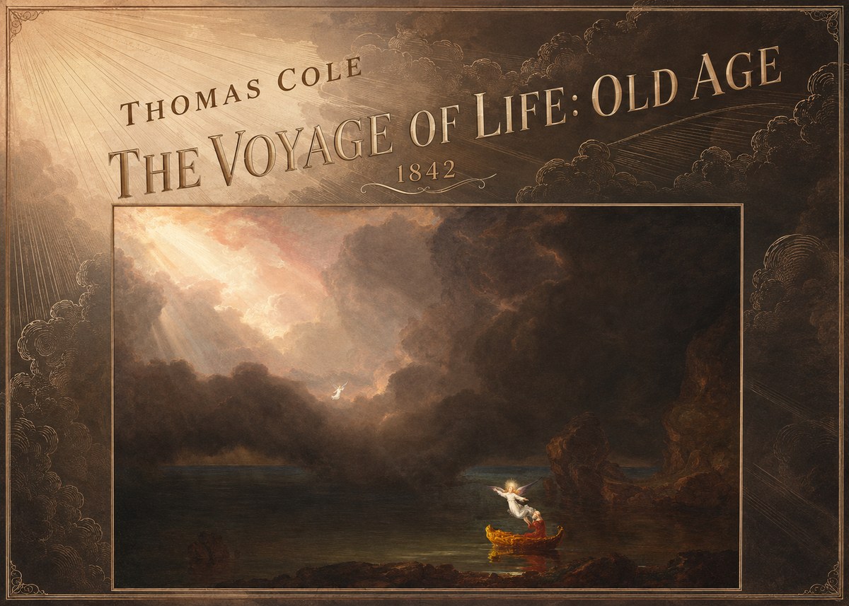 Thomas Cole The Voyage of Life: Old Age II No3 - Poster