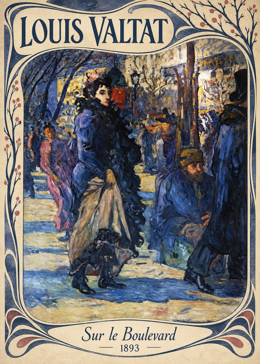 Louis Valtat Sur Le Boulevard No4 - Poster