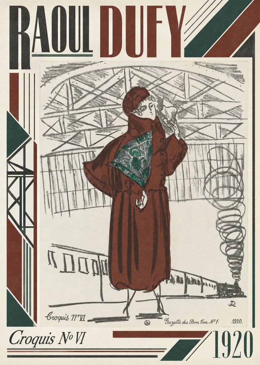 Raoul Dufy Croquis No Vi No3 - Poster