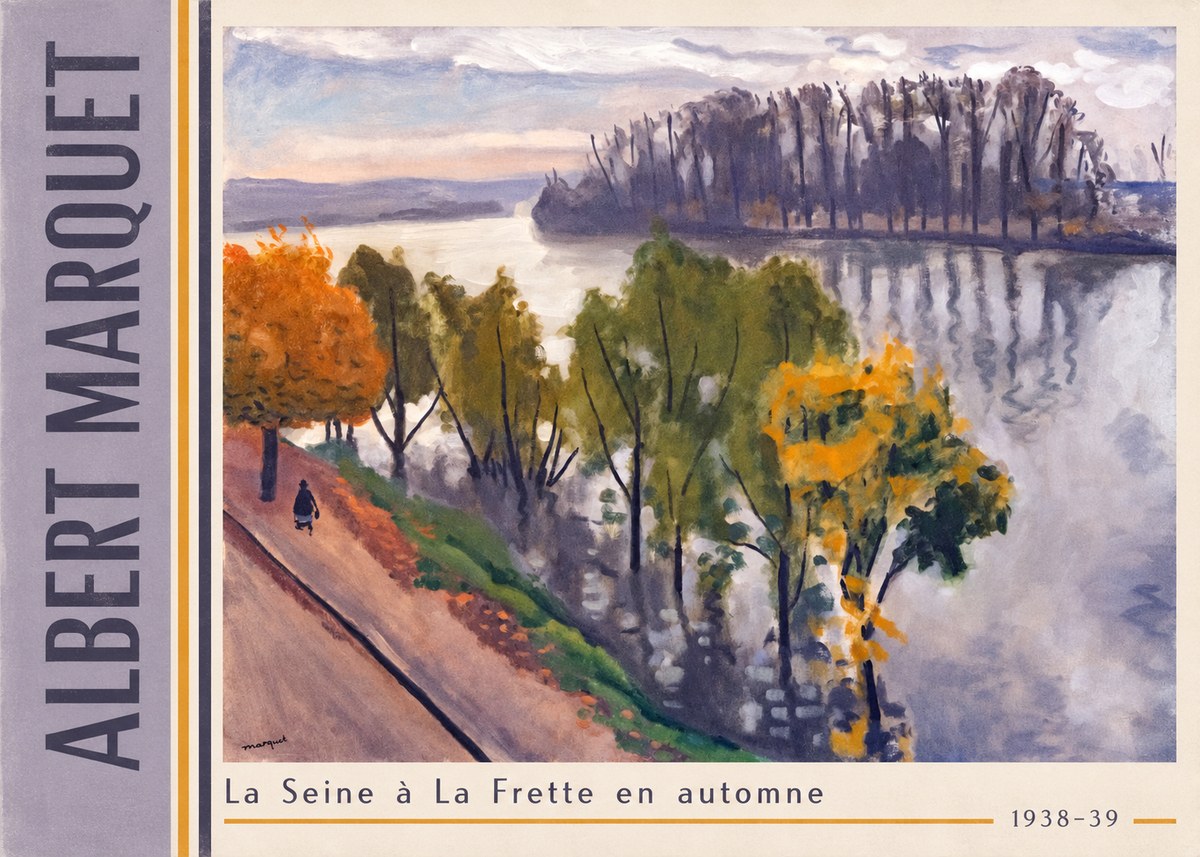 Albert Marquet La Seine À La Frette En Automne No2 - Poster