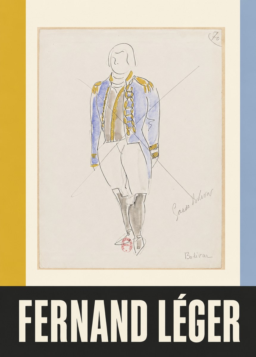 Fernand Léger Bolivar VII No3 - Poster
