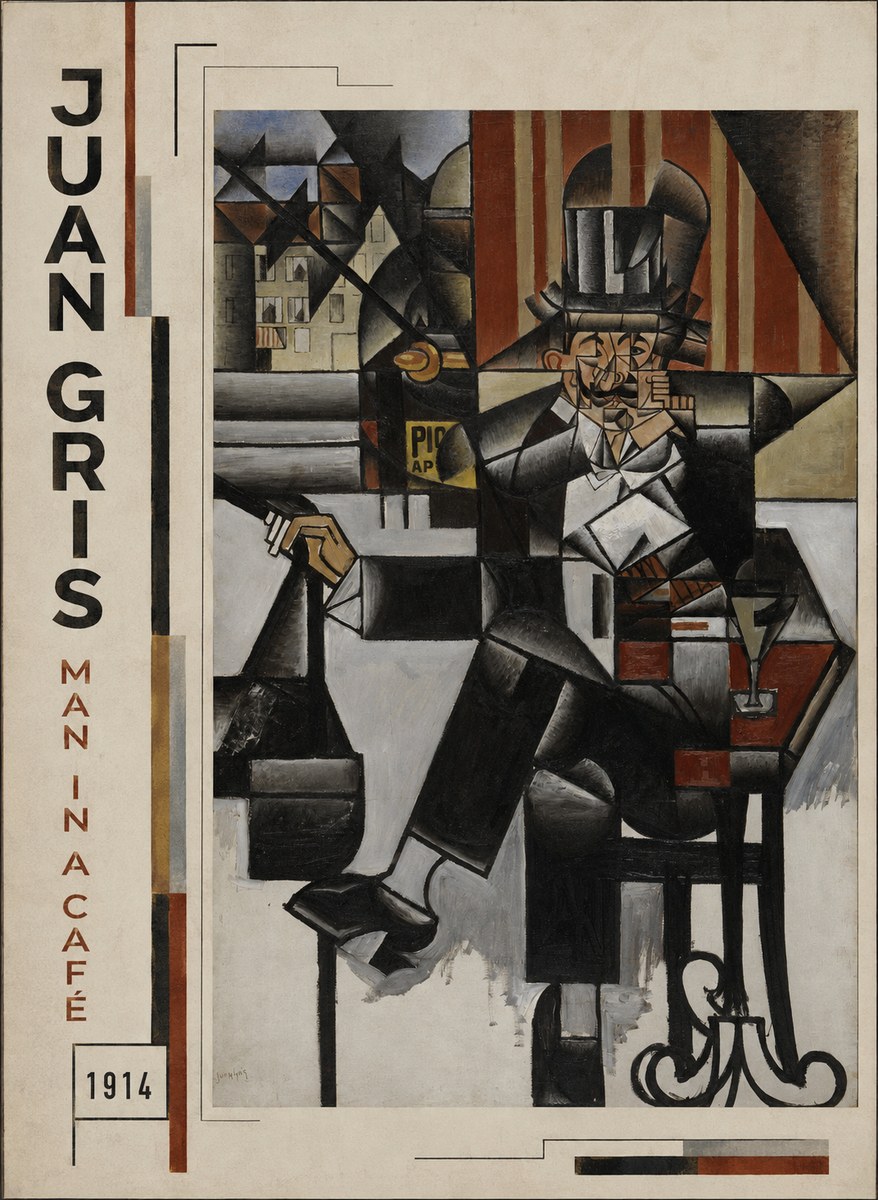 Juan Gris Man in a Café No2 - Poster