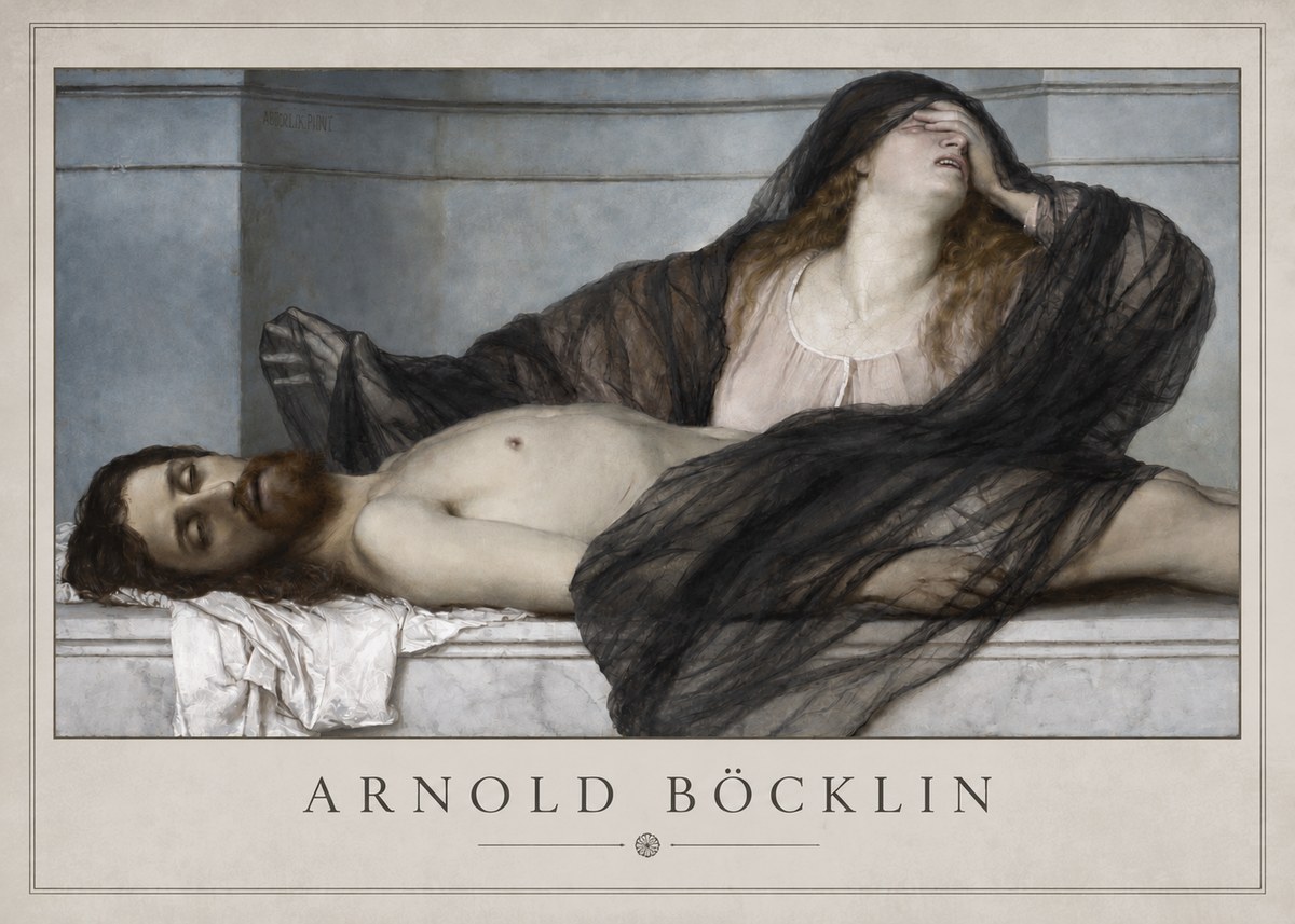 Arnold Böcklin Marie Magdalene No4 - Poster
