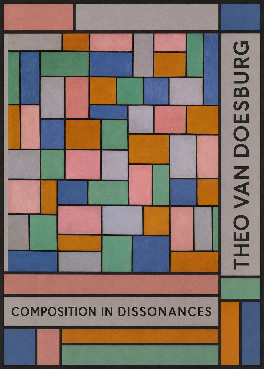 Theo van Doesburg Composition in Dissonances No2 - Poster