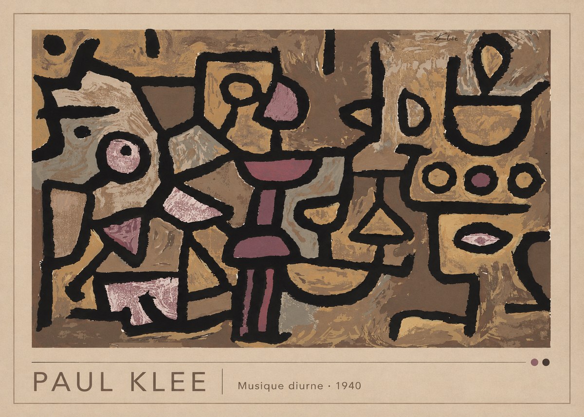 Paul Klee Musique Diurne No2 - Poster