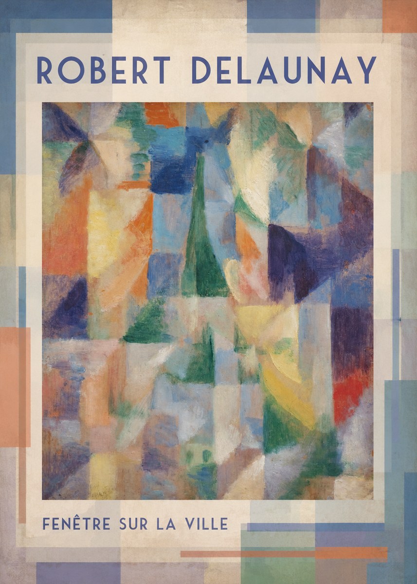 Robert Delaunay Fenêtre Sur La Ville No1 - Poster