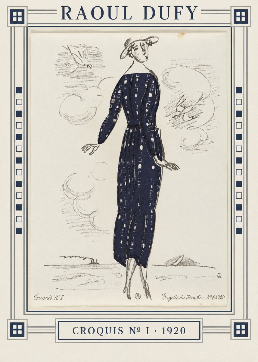 Raoul Dufy Croquis N° I · 1920 No4 - Poster