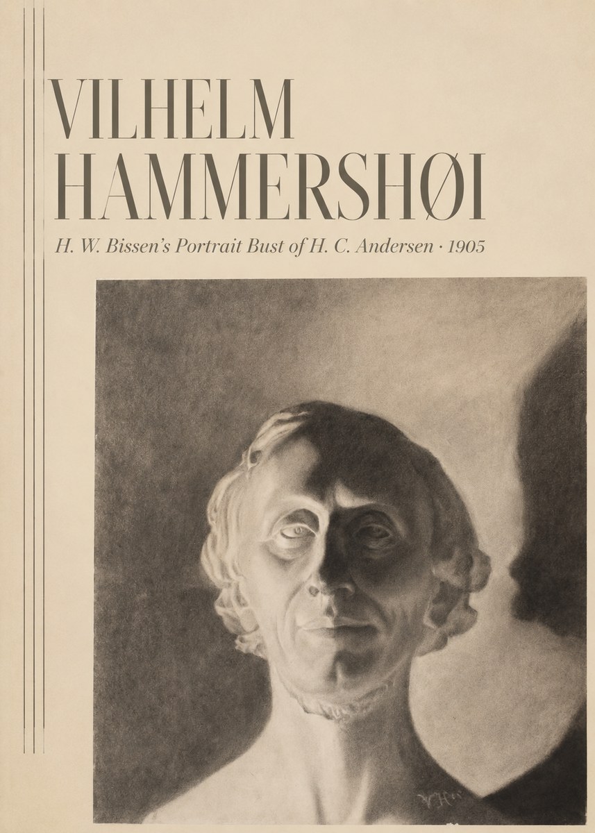 Vilhelm Hammershøi H. W. Bissen's Portrait Bust of H. C. Andersen No3 - Poster