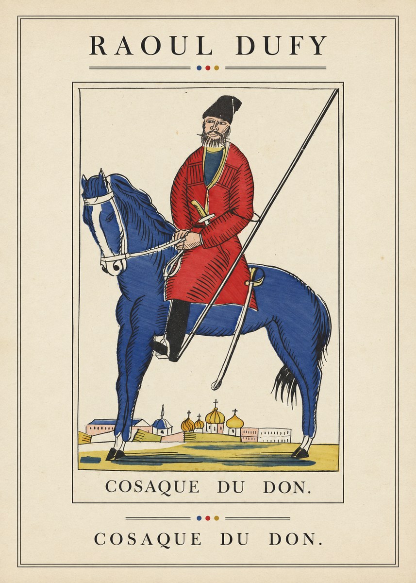 Raoul Dufy Cosaque Du Don. No3 - Poster